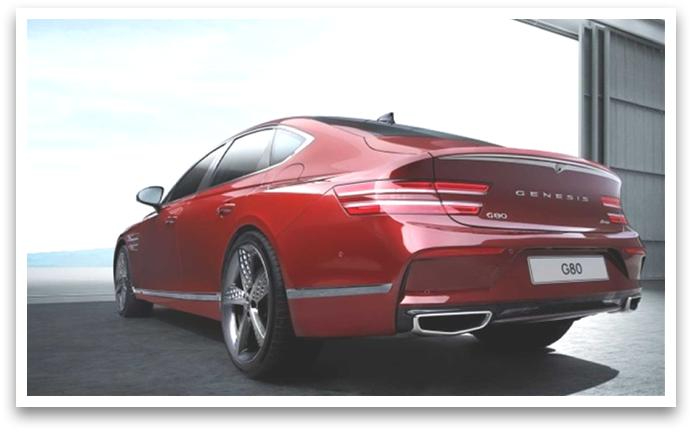 제네시스, ‘G80 스포츠’  뒤태.jpg